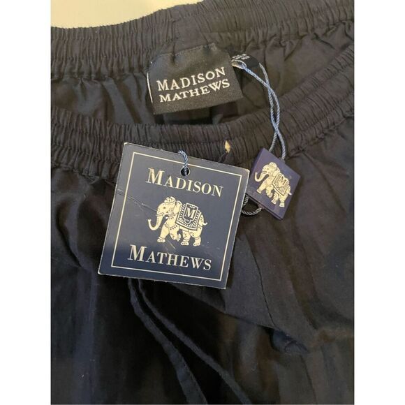 NWT Madison Mathews Wide Leg Eyelet Pant 100% Cotton XL Pull On - Picture 4 of 5